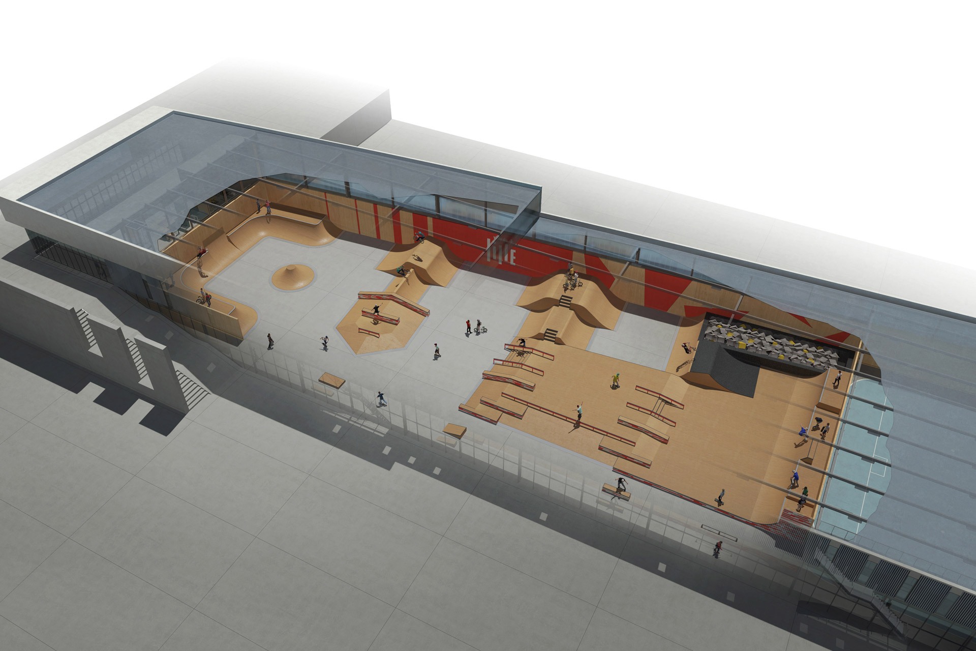 Hall de Glisse skatepark — photo 1