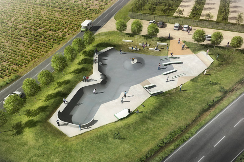 Saint-Marcel-d'Ardèche skatepark — photo 1