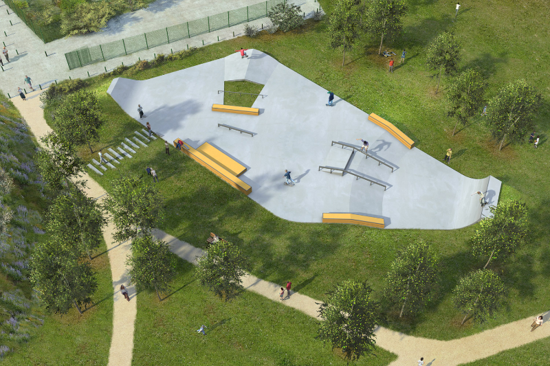 Aix la Duranne skatepark — photo 1
