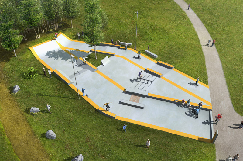 Baume-les-Dames skatepark — photo 1