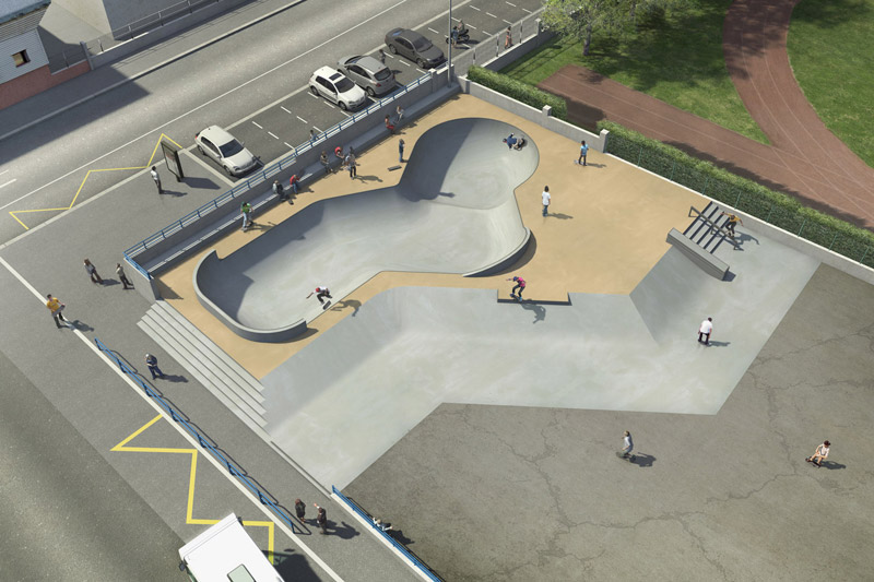 Bourg-en-Bresse skatepark — photo 1