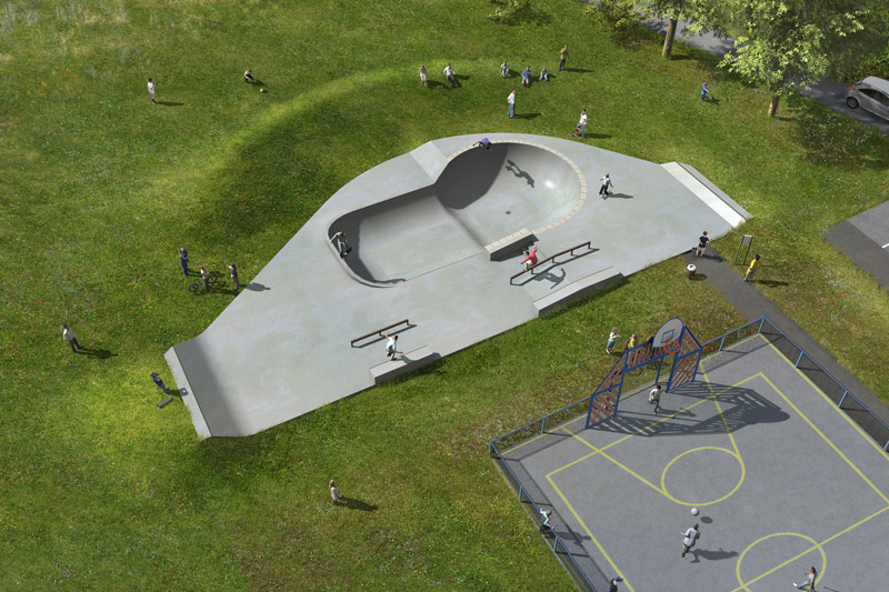 Chevry skatepark — photo 1