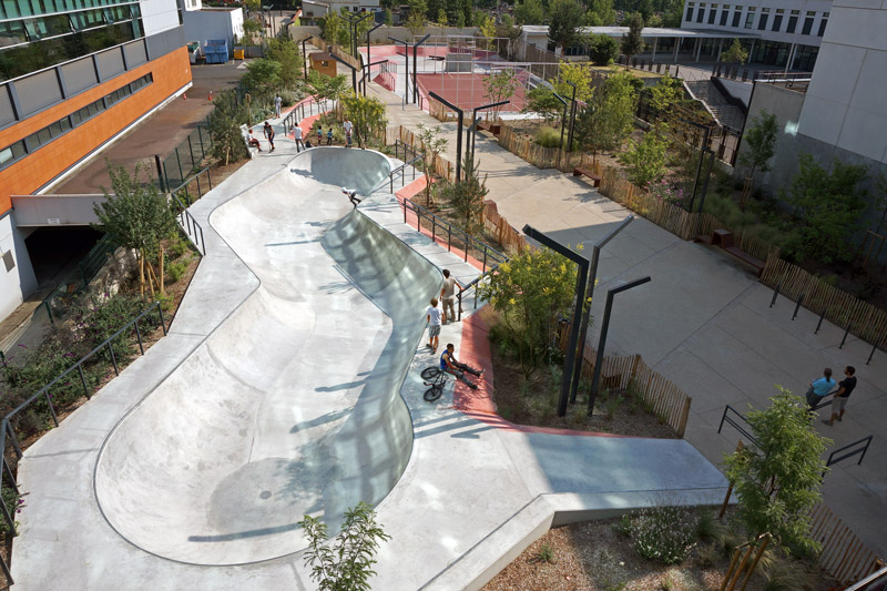Courbevoie skatepark — photo 1