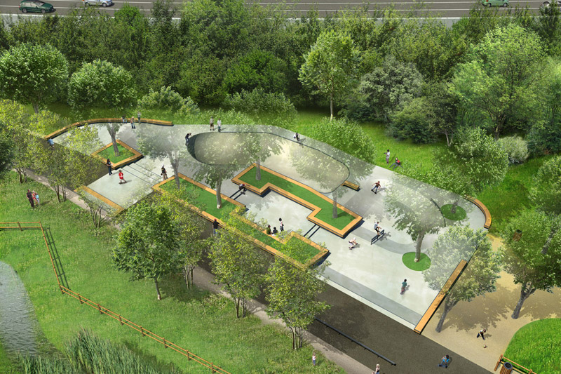 Mandelieu-la-Napoule skatepark — photo 1