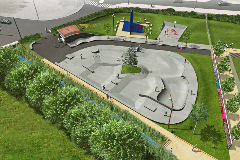 Saint-Rémy-de-Provence skatepark — photo 1