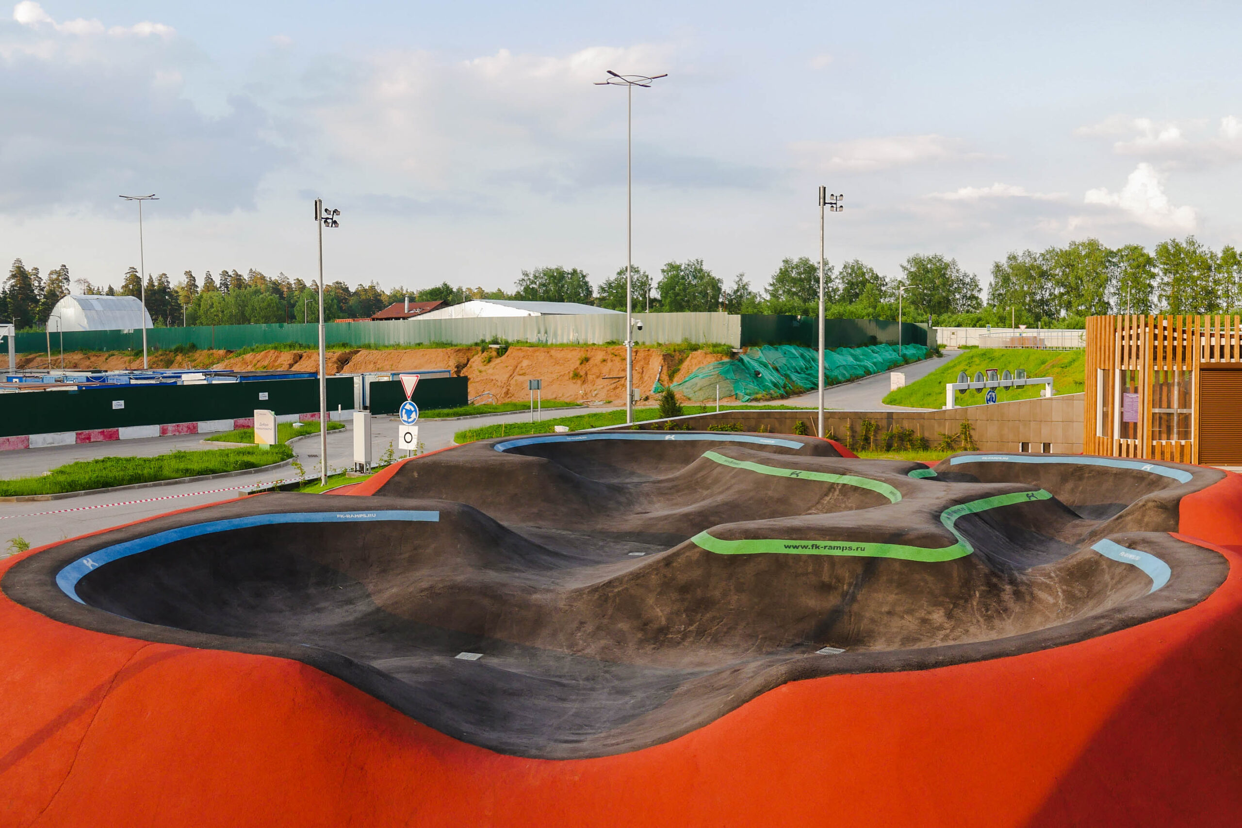 Pumptrack in Pushkino Moscow area — photo 1