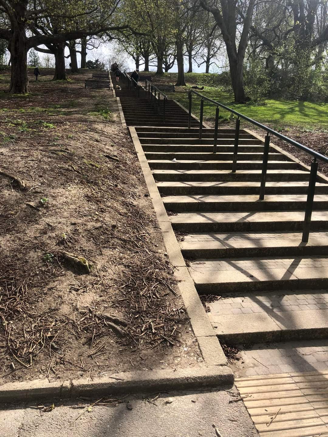 Rails next to Watford’s Oxhey skatepark — photo 1